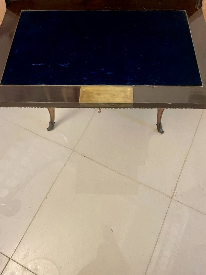 Fine Quality French Antique Victorian Kingwood and Ormolu Mounted Bureau/Desk - Image 12